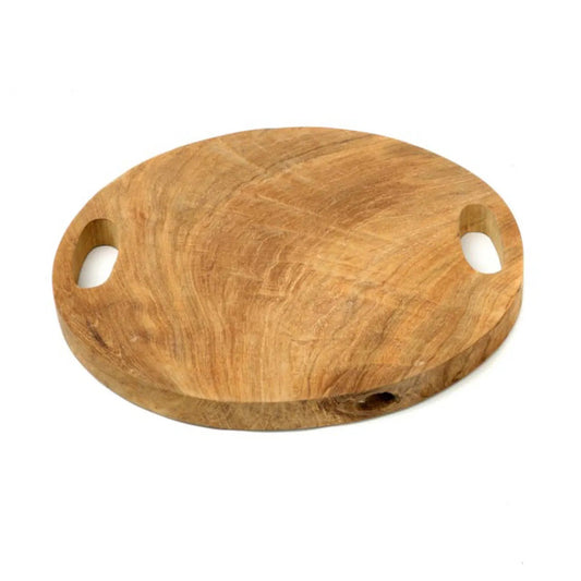 Le plateau en racine de teck - naturel - L