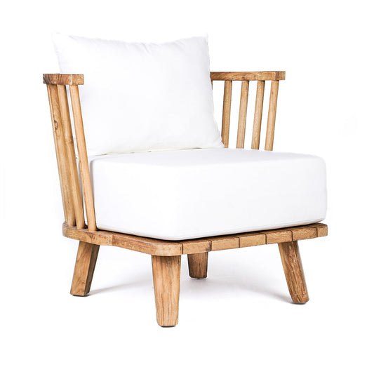 Le Malawi fauteuil 1 place - Blanc naturel